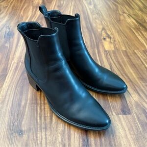 Ecco Black Leather Chelsea Boots
